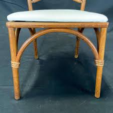 Stylish Set of Four Vintage Heywood Wakefield Faux Bamboo ...