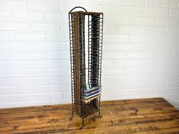 28" Boho Vintage Compact Disc Holder Made of Wicker and ...