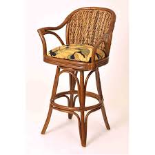 Panama (Set of 2) Rattan Swivel Barstool or Counterstools