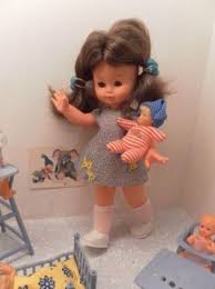 Vintage 1970s Fiba Doll Made in Italy Beds Highchair 6 Dolls Set ES Ge | Jadees Antique Bear Shoppe