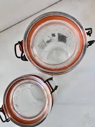 Vintage Triomphe Liter Glass Canisters French - Etsy Australia