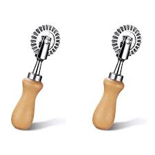 2X Pastry Wheel Cutter - Pasta Cutter Wheel - Ravioli ...