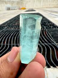 Natural Blue Aquamarine Crystal . Minerals , Mineral Specimens , Gems , 115 Carat - Etsy