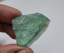 Top Dark Green Fluorite Rough 162 Crt Size 35x31x9 MM Loose ...