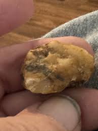 What do you think this is, an amber nugget or agate?