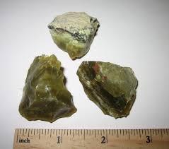 3 SMALL NATURAL ROUGH 0.8"- 1.4" GREEN OPAL CRYSTAL STONE ...