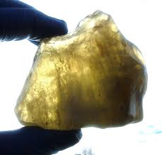 Libyan Desert Glass ( Dimples Very Dark 1225 Carat ...
