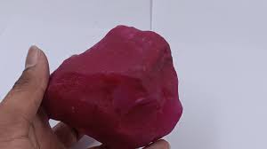2169.5 CT Natural Red Ruby Rough Dyed EGL Certified Opaque ...