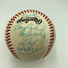 1987 New York Mets Team Signed National League Baseball Gary ...