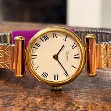 Rivado Mechanical Vintage Lady Woman Watch, Gold Tone Dress ...