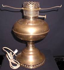 Antique Rayo Perfection Brass Center Draft Oil Lamp ...