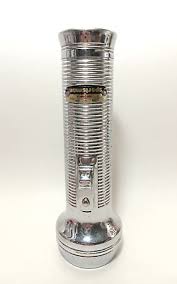 Vintage Ray-O-Vac Sportsman Chrome Metal Ribbed D Cell ...