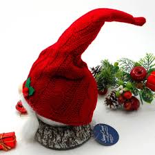 Stony Creek Decorative Glass Light Gnome with Spiked Red Hat ...