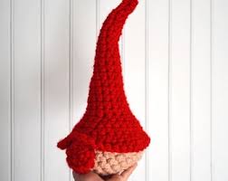Huge Crocheted Gnomie - Scandinavian Style Gnome - Etsy