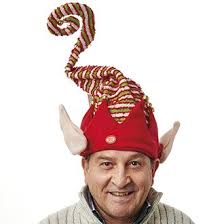 Nissehue med ører med bevægelig og musik 53cm - Pynt ...