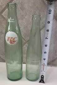 2 Vintage Soda Bottles UNKNOWN and RC Cola Royal Crown Green ...