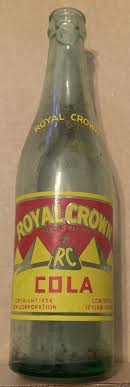 Vintage Royal Crown 12 Oz Cola Soda Pop Bottle From Los ...