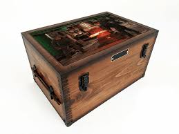 Custom Industrial and Manufacturing Keepsake Box - Relic Wood