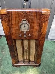 RARE ZENITH ART-DECO CONSOLE TUBE RADIO 980 ☆FULLY RESTORED WORKING ☆(1935) | eBay