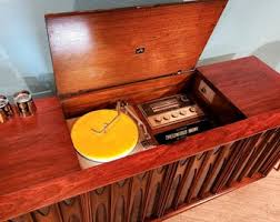 Record Player 1966 RCA Vista Finlandia Console: MCM Radio Vinyl Albums - Refinished - Etsy