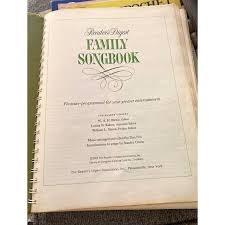 Reader's Digest Family Songbook 1960's Piano Sheet Music and ...