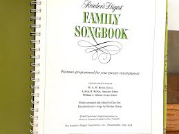 1969 Reader's Digest Family Songbook, Vintage Sheet Music ...