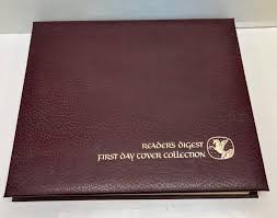 readers digest first day cover collection in binder 40 fdc ...