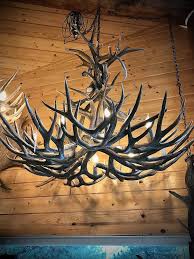 Mule Deer Antler Chandelier - Unique Antler Design
