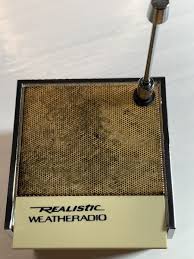 Realistic Weatheradio Model 12-181B Weather Band Radio CUBE 1980's Battery Power | eBay
