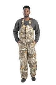 Berne Men's Duck Bib Insulated Camo Overalls at Tractor ...