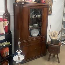 Vintage hutch cabinet $152 35 x 16 x 59 tall