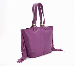 Vince Camuto Sandi Genuine Leather Tote with Fringe - QVC.com