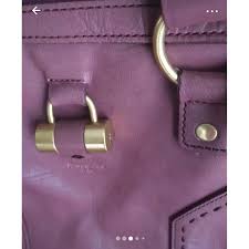 Muse leather handbag Yves Saint Laurent Burgundy in Leather - 44090470