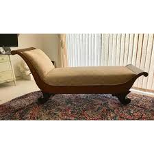 19th Century Dutch Marquetry Recamier | Chairish