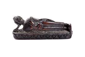 Buddha Statue on Gold Coins Stock Image - Image of metallic, full: 9704823