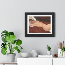 Reclining Nude - Framed Print – Zapista