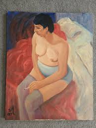 Original Mexican Art Oil Painting Despues 24 x 30 by Walter ...