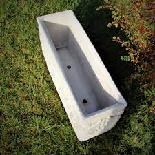 Garden pots - Rectangular richly decorated garden pot FEBE ...