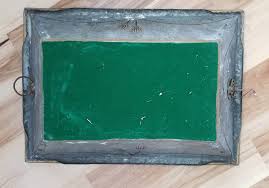 Zinc Tray Planter With Hand Painted Details - Etsy