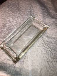 Clear Mid Century Long Rectangular Cigar Ashtray Heavy No Mfg. Marks | eBay