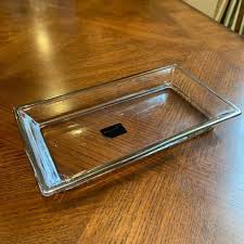 Venezia Glass | Accents | Venezia Glass Rectangular Tray Handcrafted With Real Silver X 55 | Poshmark