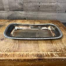 Old English by Poole 1057 Silverplated Rectangular Tray – THE ANTIQUE YARD