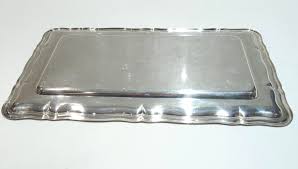 Vintage Chrome Mugs Set With Service Tray- 5 Pieces | Chairish