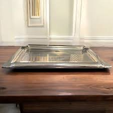 Alessi Stainless Steel 18/10 Italy Rectangular Tray 18" x 10 ...