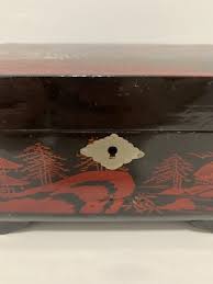 Vintage Japanese Jewellery Music Box, 1950s/Lacquered | eBay