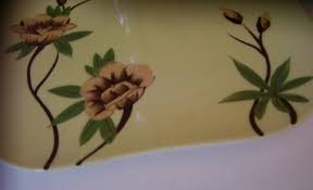 California Pottery 3 Weil Ware Rose Yellow Plates - 9 1/2 ...
