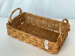 Wicker toys storage basket