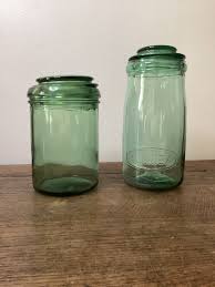 Vintage Kitchen Glass Jar - Etsy