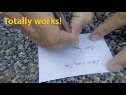 Fisher Space Pen **under water** - YouTube