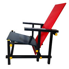 Sold at Auction: Gerrit Rietveld, Gerrit T. Rietveld per Cassina - Red and Blue Armchair